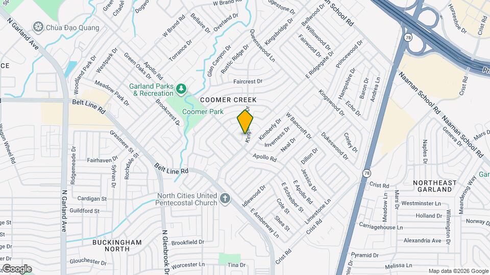 421 Kingsbridge Dr Map and Location Details