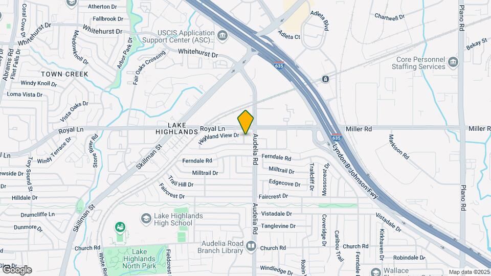 9716 Highland View Dr Map and Location Details