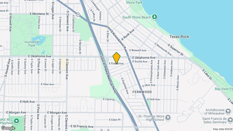 1839 E Euclid Ave Mapa y Detalles de la Ubicación