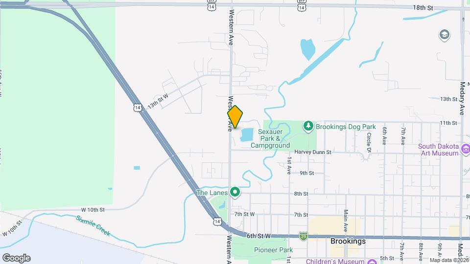 1024 Western Ave Map and Location Details