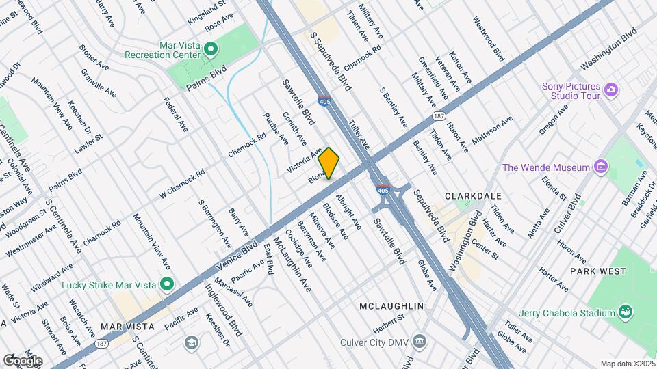 11339 Venice Blvd. Map and Location Details