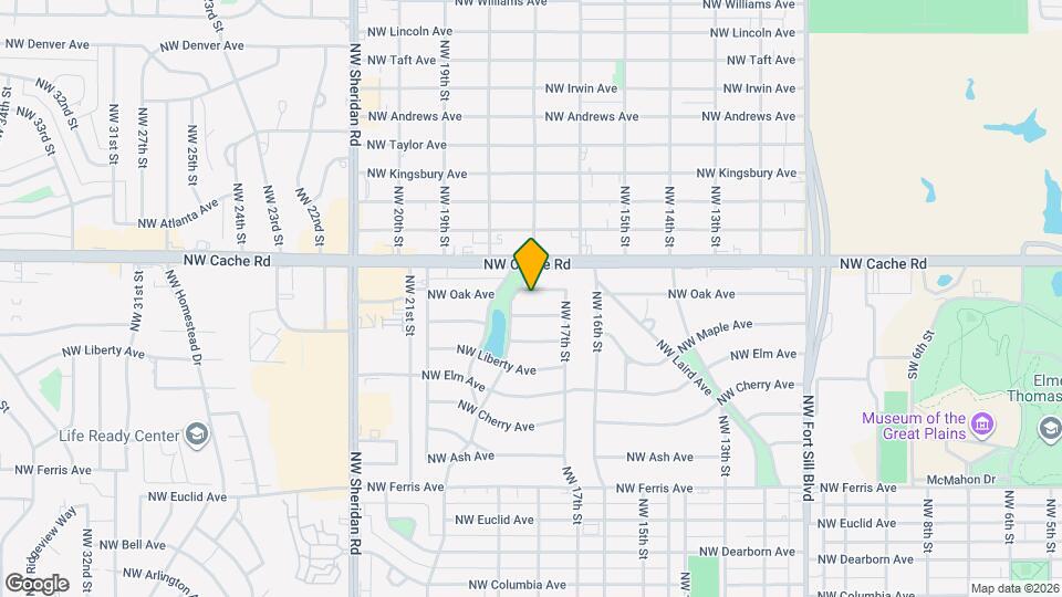 1714 NW Oak Ave Map and Location Details