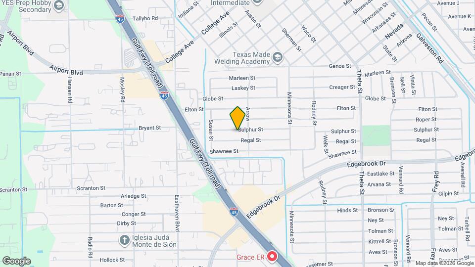 1318 Sulphur St Mapa y Detalles de la Ubicación