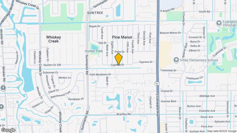 1706-1708 Cypress Dr Map and Location Details