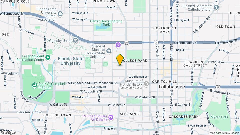 520 W College Ave Map and Location Details
