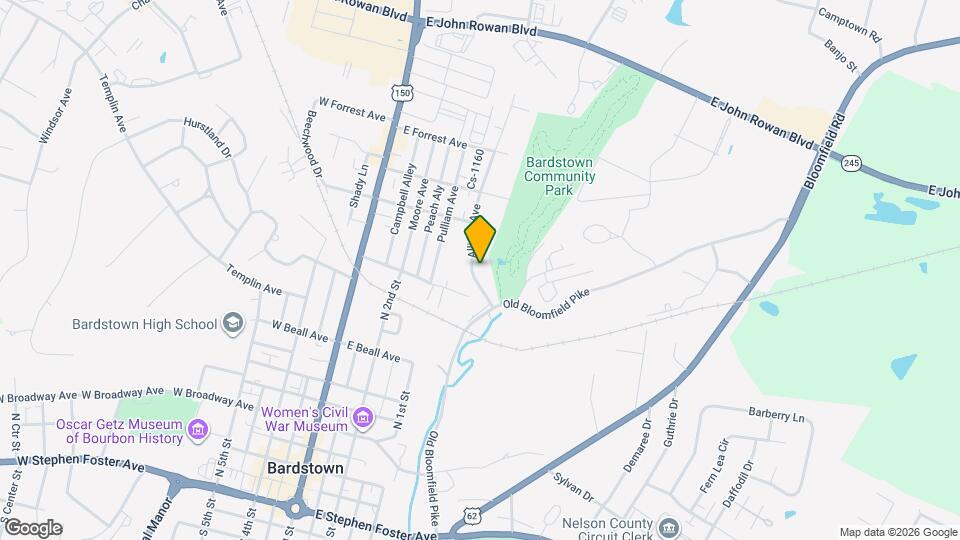 619 Allison Ave Map and Location Details