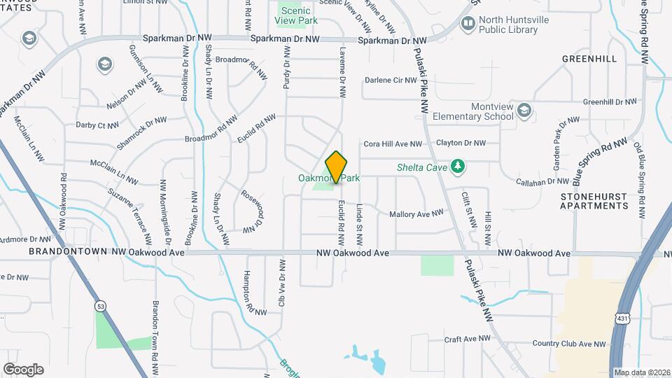 2204 Euclid Rd NW Map and Location Details