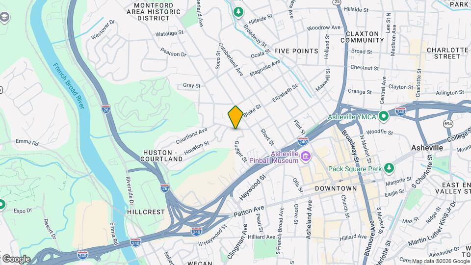 23 Courtland Ave Map and Location Details