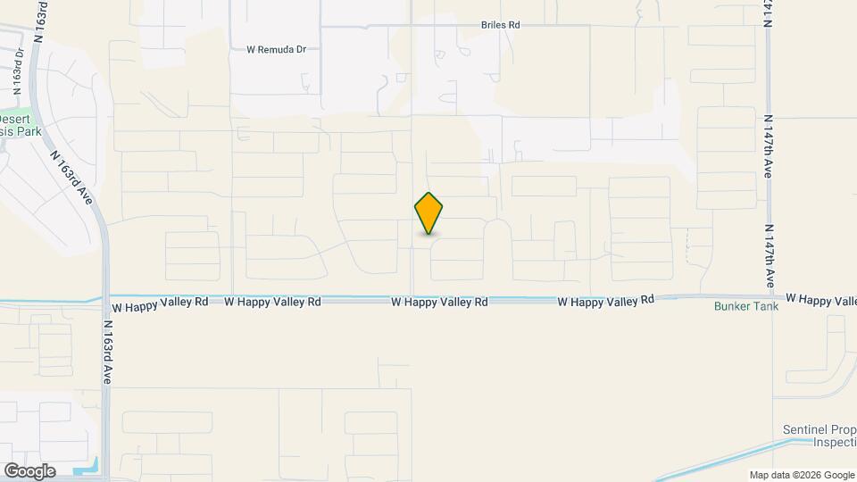 15476 W Desert Hollow Dr Map and Location Details