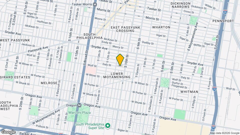 1028 Daly St Map and Location Details