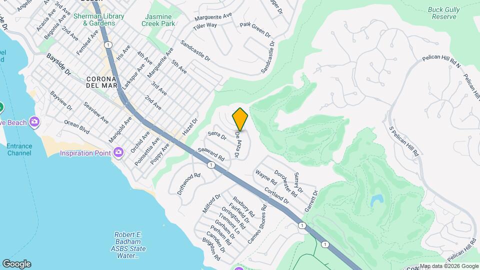 540 De Anza Dr Map and Location Details