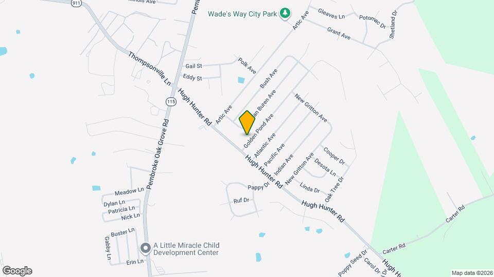 203 Golden Pond Ave Map and Location Details