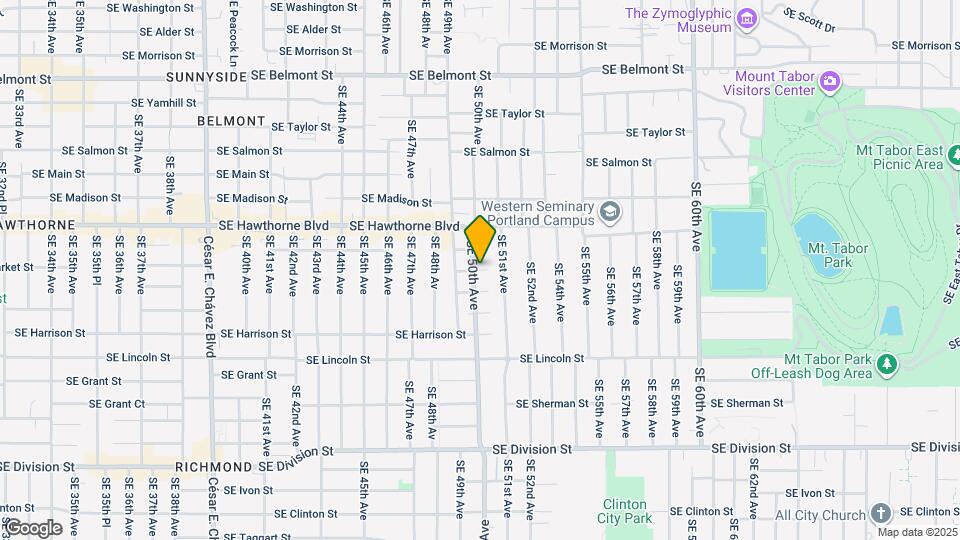 5027 SE Market St Map and Location Details