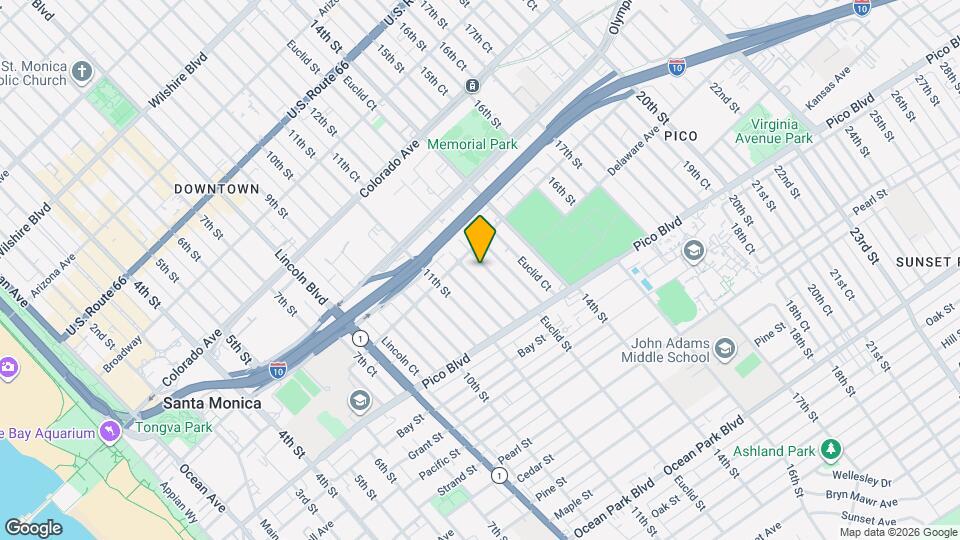 1823 12th St Map and Location Details