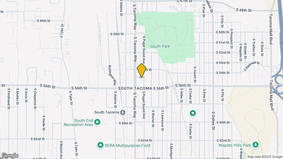 Puget Sound Rooming House Map and Location Details
