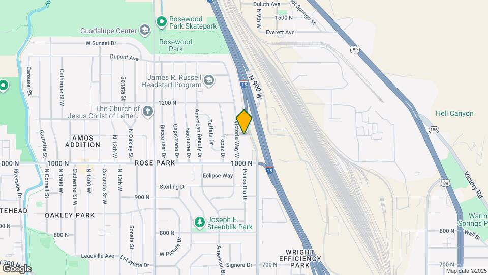 921 W 1100 N Map and Location Details