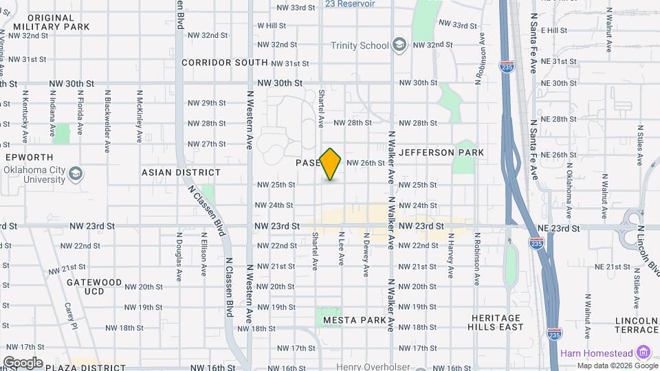 718 NW 25th St Mapa y Detalles de la Ubicación