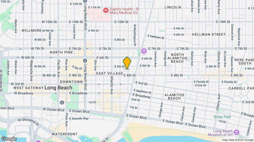 425 Olive Ave Mapa y Detalles de la Ubicación