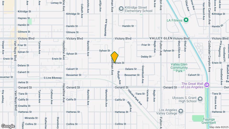 13694 Erwin St Mapa y Detalles de la Ubicación