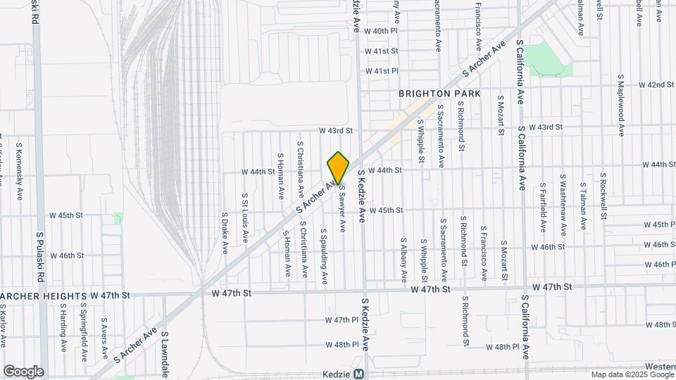 4422 S Sawyer Ave Map and Location Details