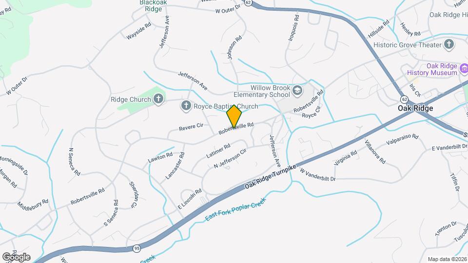 379 Robertsville Rd Map and Location Details