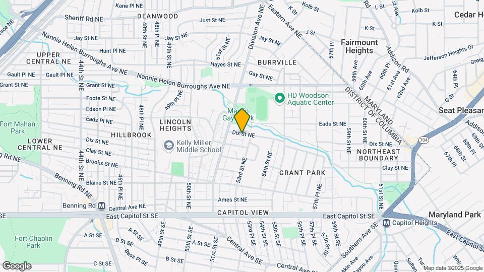 5225 Dix St NE Map and Location Details
