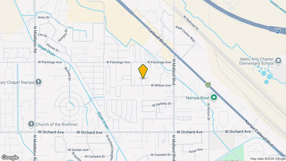 1270 N Stephanie Ln Map and Location Details