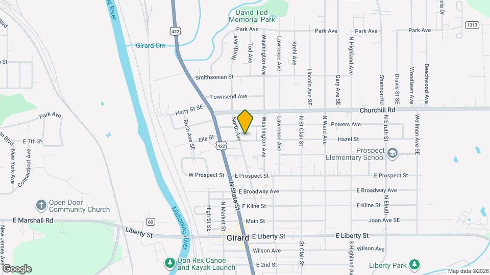 112 Hazel St Map and Location Details