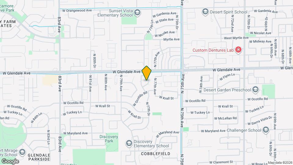 6806 N 77th Dr Map and Location Details