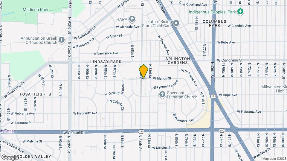 4278 N 84th St Map and Location Details