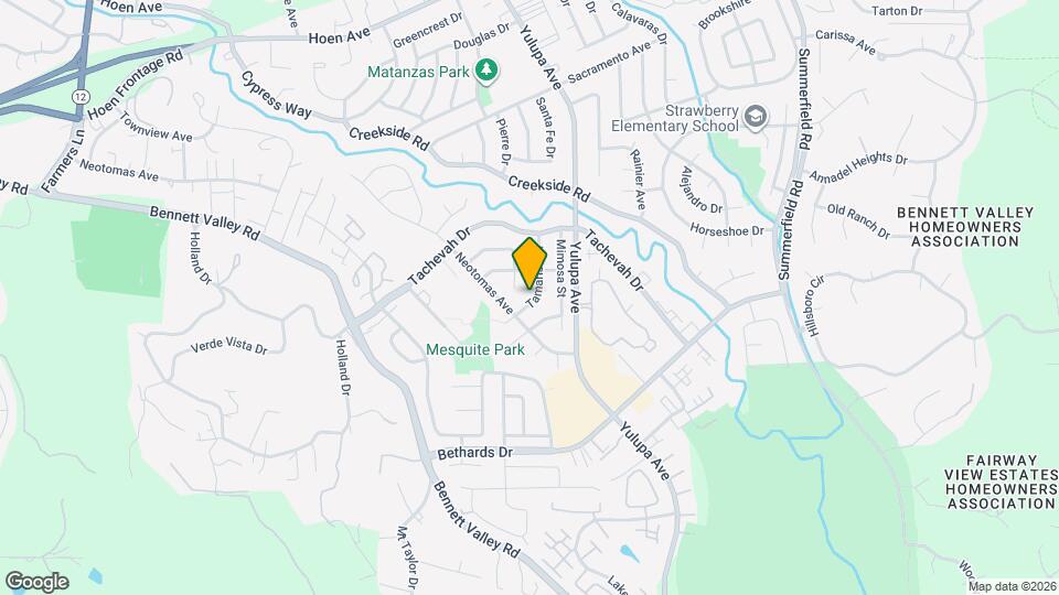 2525 Tamarisk Dr Map and Location Details