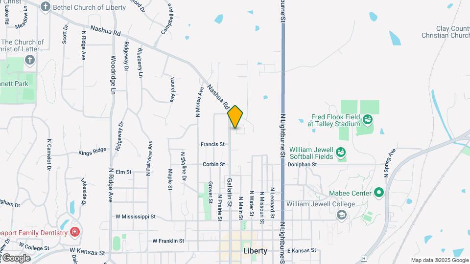 615 Gallatin St Map and Location Details