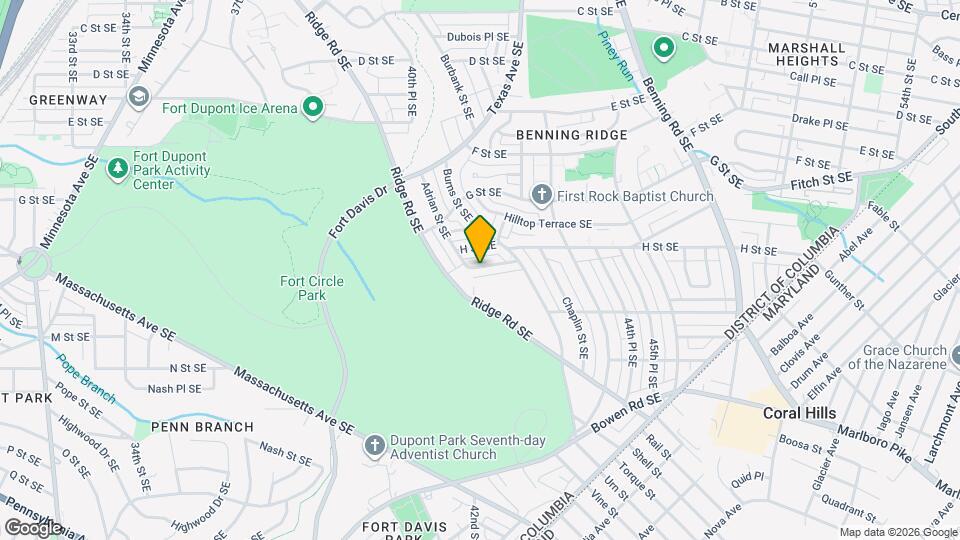 4213 Hildreth St SE Mapa y Detalles de la Ubicación