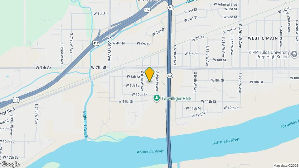 6033 W 9th St Map and Location Details