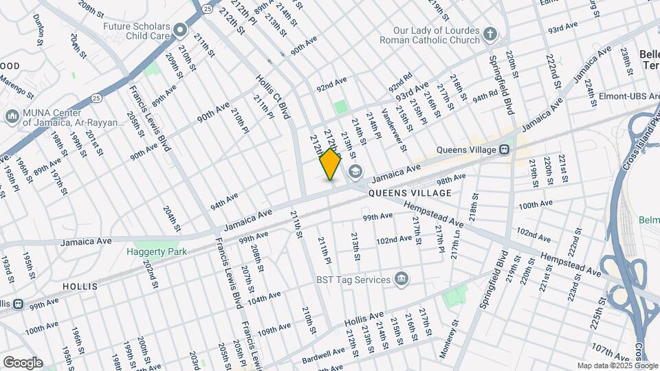 211-77 Jamaica Ave Map and Location Details