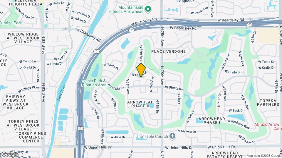 7702 W Piute Ave Map and Location Details