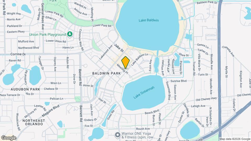 1400 Lake Baldwin Ln Map and Location Details