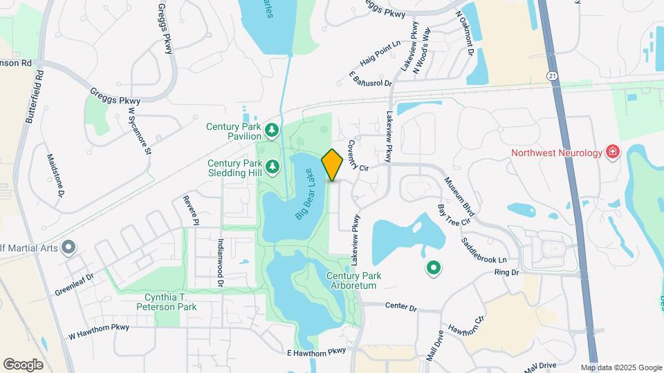 1304 N Streamwood Ln Map and Location Details