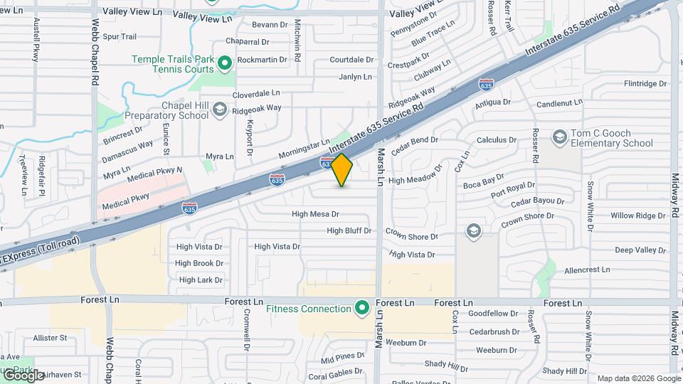 3573 Ridgebriar Dr Map and Location Details