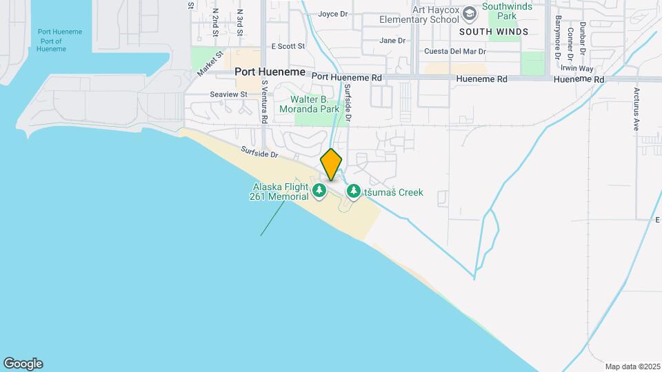 647 Ocean View Dr, Unit 647 Map and Location Details