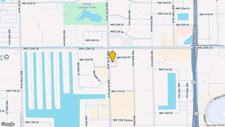Furnished Studio-Miami - Airport - Doral - Map and Location Details