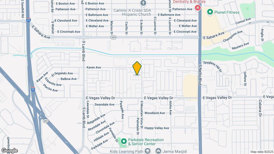 2672 Sidewinder Ln Mapa y Detalles de la Ubicación