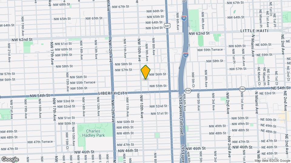 912 NW 55th Terrace Map and Location Details