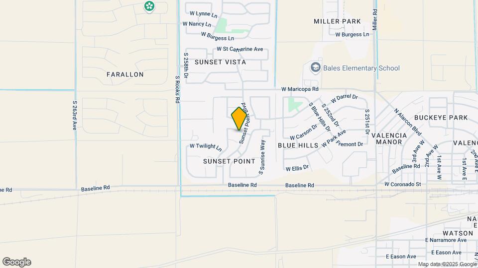 25663 W Shooting Star Ln Map and Location Details