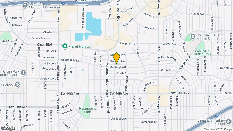 3112 Mockingbird Ln Map and Location Details
