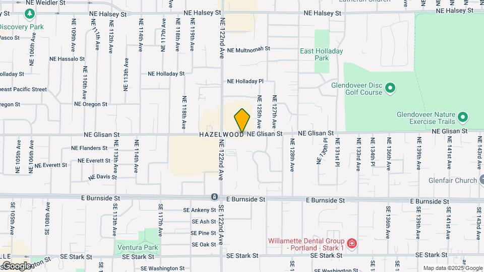 lot 12430 NE Glisan St Map and Location Details