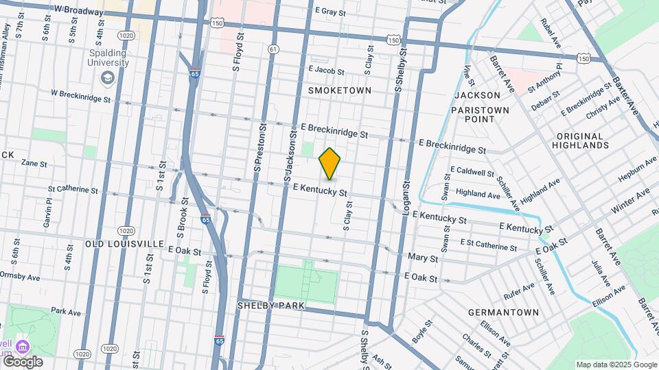 613 E Kentucky St Map and Location Details