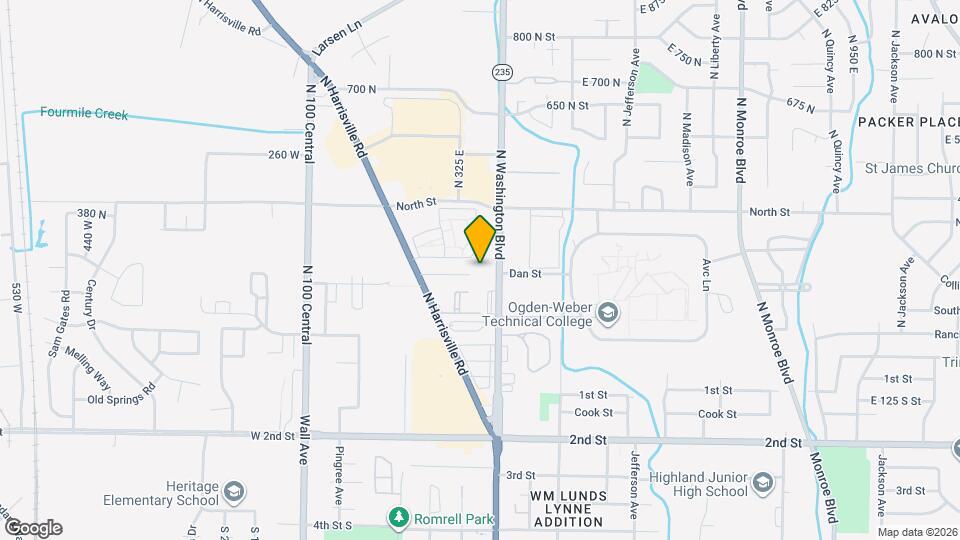 291 N Washington Blvd Map and Location Details