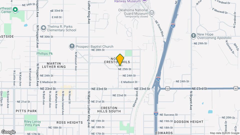 2205 NE 25th St Map and Location Details