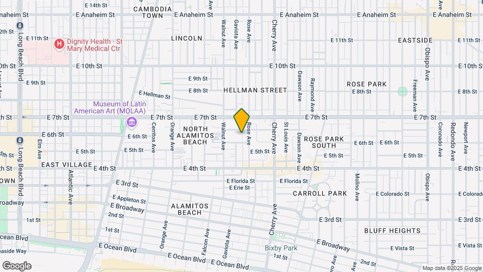 1716 E 6th St Map and Location Details
